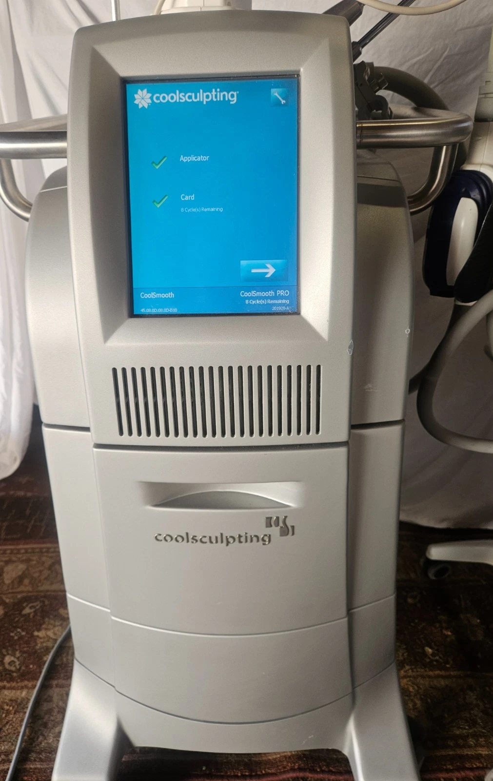 Zeltiq CoolSculpting System Multiple Applicators & Treatment Cards Zeltiq CoolSculpting System Multiple Applicators & Treatment Cards