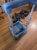 Allen Medical Stirrup Cart A 30015 with Pair of Surgical Lithotomy Stirrups3