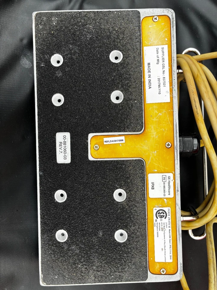 GE Healthcare 00-881060-03 Dual Pedal Footswitch OEC C-Arm X-Ray System IPX8