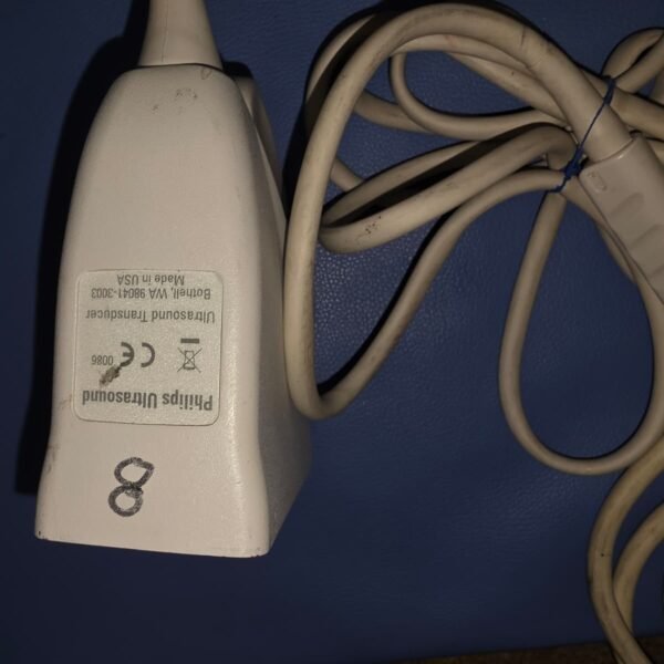 Philips Ultrasound Transducer Probe w Cable & Connector – Untested (1)