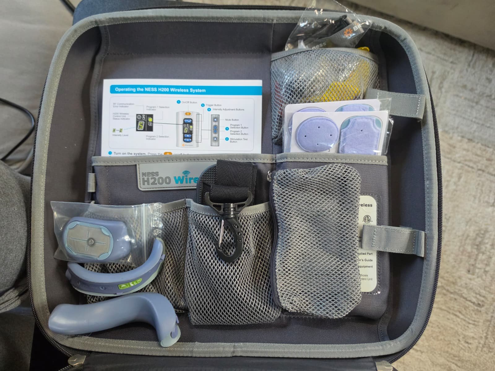 Bioness NESS H200 Wireless Hand Rehabilitation System H2W-5500 Right Large Complete Kit