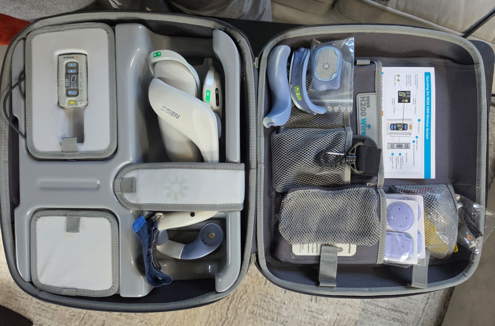 Bioness NESS H200 Wireless Hand Rehabilitation System H2W-5500 Right Large Complete Kit