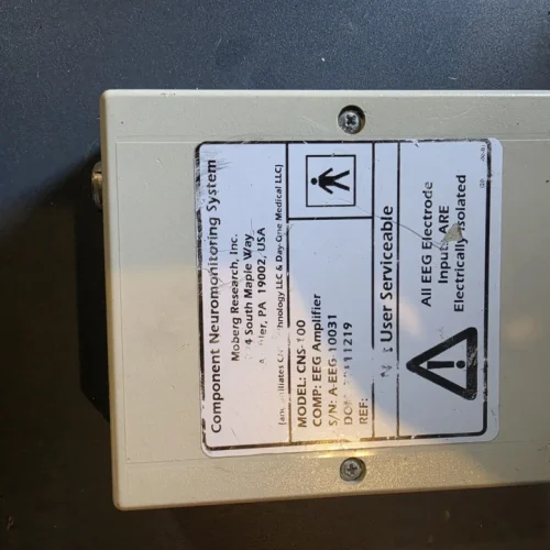 Moberg CNS 100 Component Neuromonitoring Systemd
