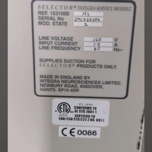 Neurosciences Selector Ultrasonic Aspirator System