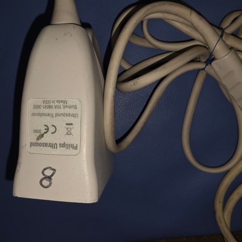 Philips Ultrasound Transducer Probe w Cable & Connector – Untested (1)